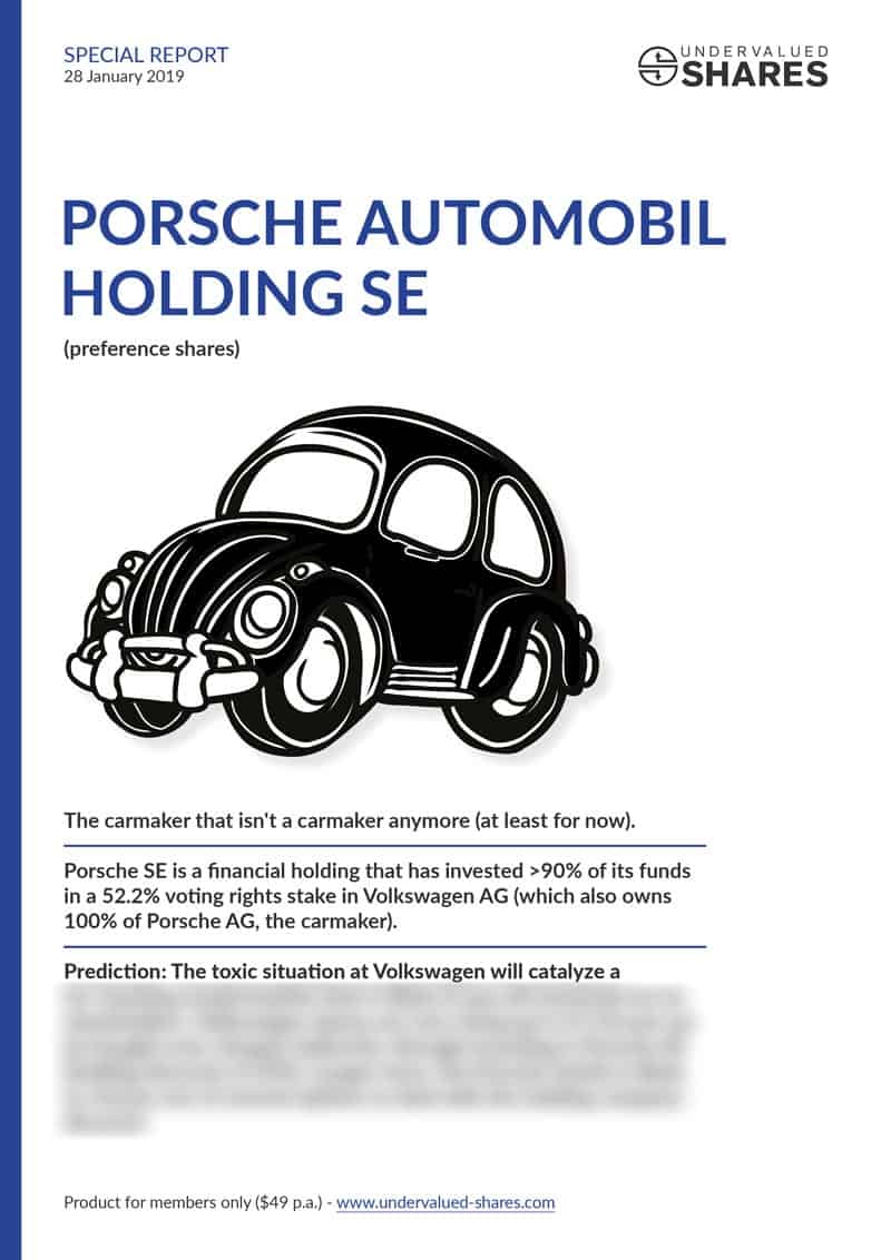 Porsche SE report cover