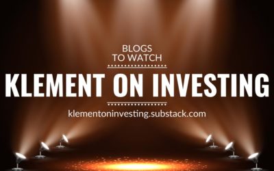 Blogs to watch (part 5): Klement on Investing