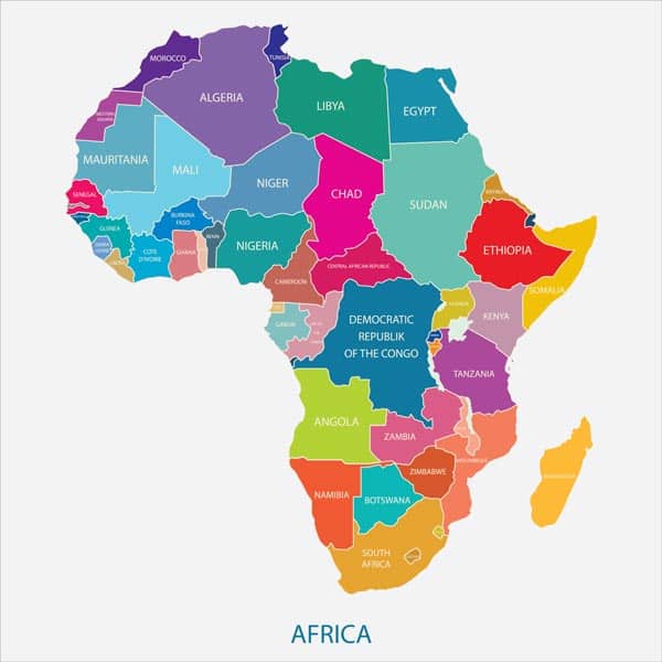 Africa map