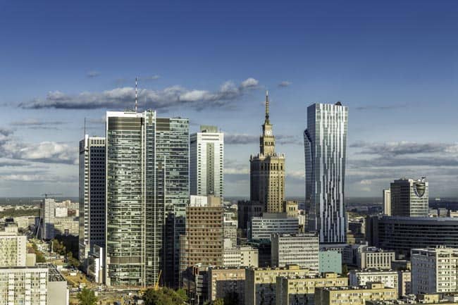 Warsaw skyline