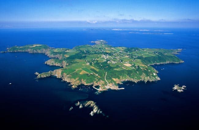 Sark aerial view