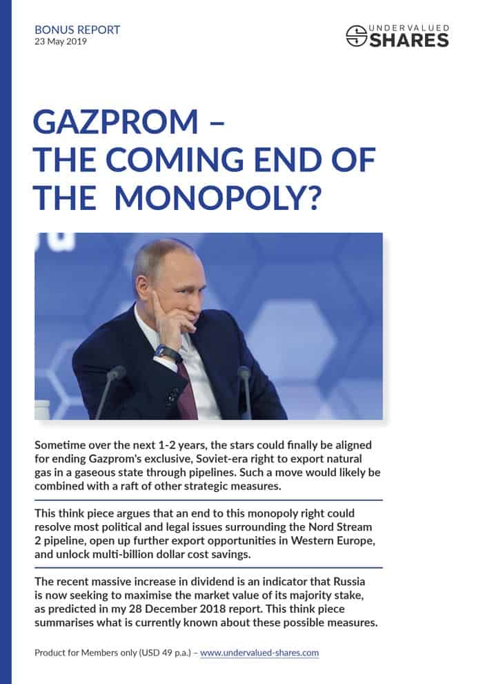 Gazprom Bonus Report