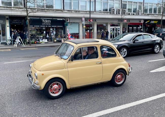 Car in London
