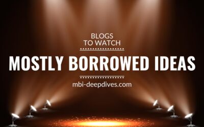 Blogs to watch (part 18): Mostly Borrowed Ideas