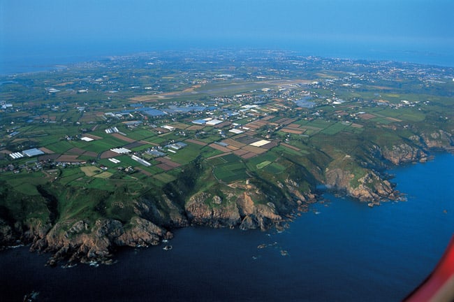 Guernsey property from the air