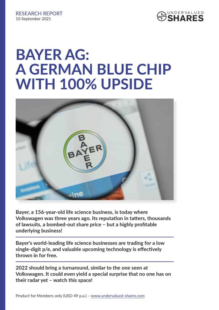 Bayer AG: similar to buying Volkswagen two years ago?