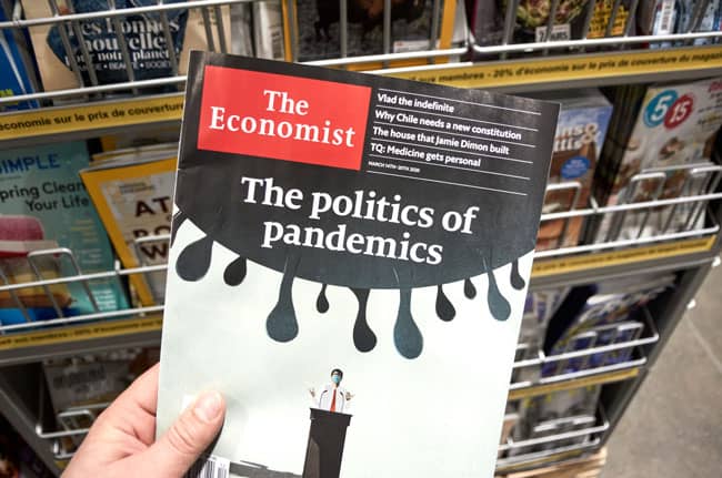 The Economist cover