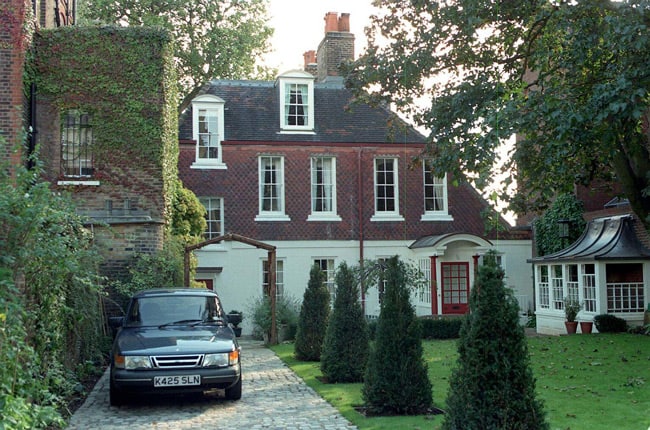 Roditi's family home in Hampstead photographed in 1996