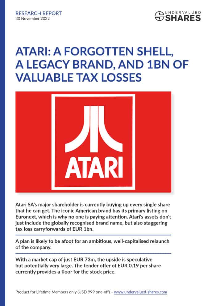 Atari: A forgotten shell, a legacy brand, and 1bn of valuable tax losses