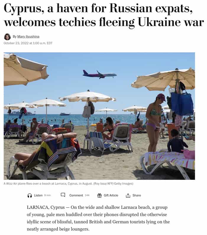 Cyprus - a haven for Russian expats welcomes techies