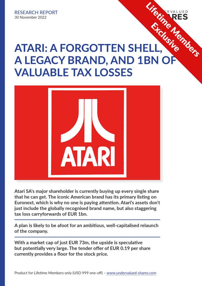 Atari: A forgotten shell, a legacy brand, and 1bn of valuable tax losses
