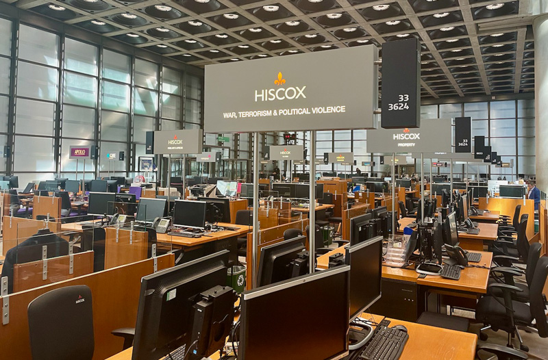 The Lloyd's marketplace in Lime Street