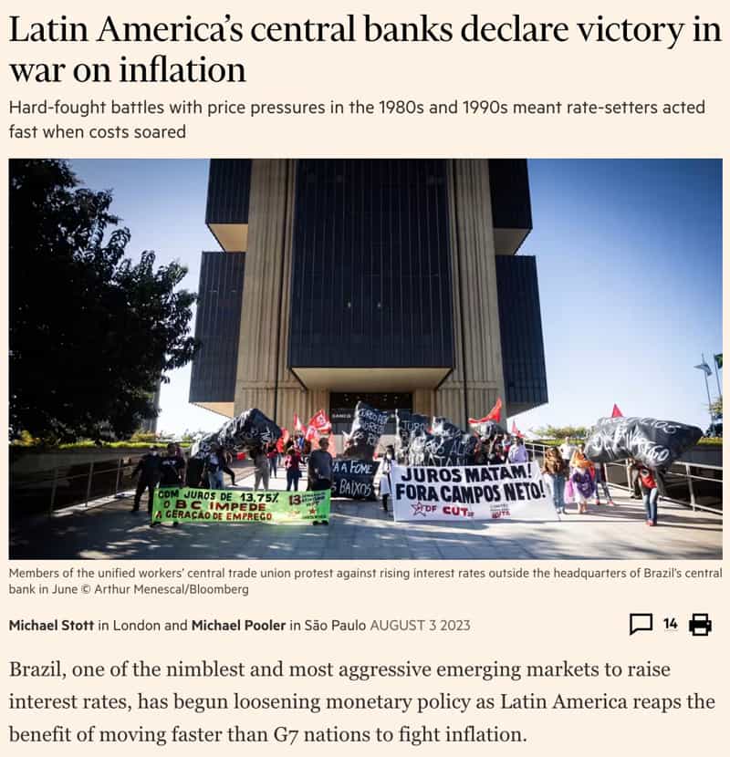 Latin America's central banks declare victory in war on inflation