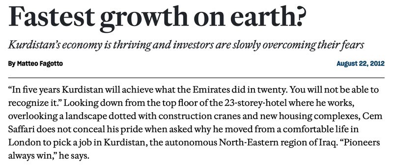 Fastest growth on earth