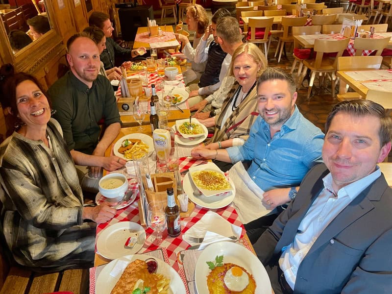 Dinner with readers in Zurich