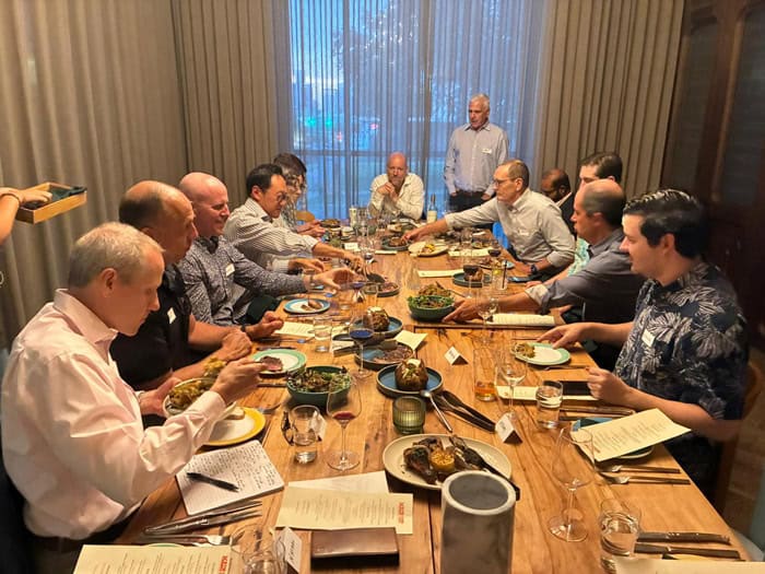 Dinner with readers in Austin
