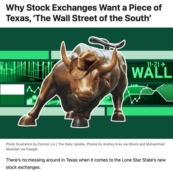 Why stock exchanges want a piece of Texas