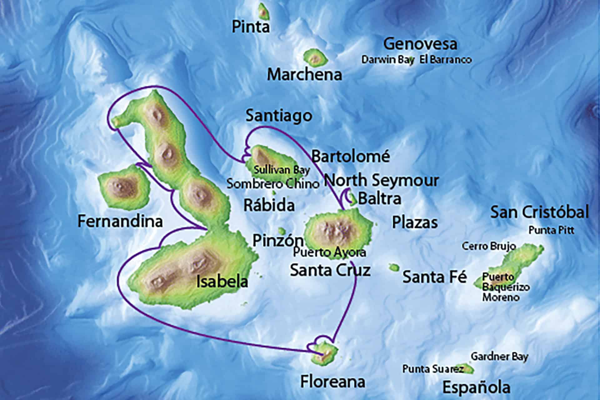 Galapagos western route
