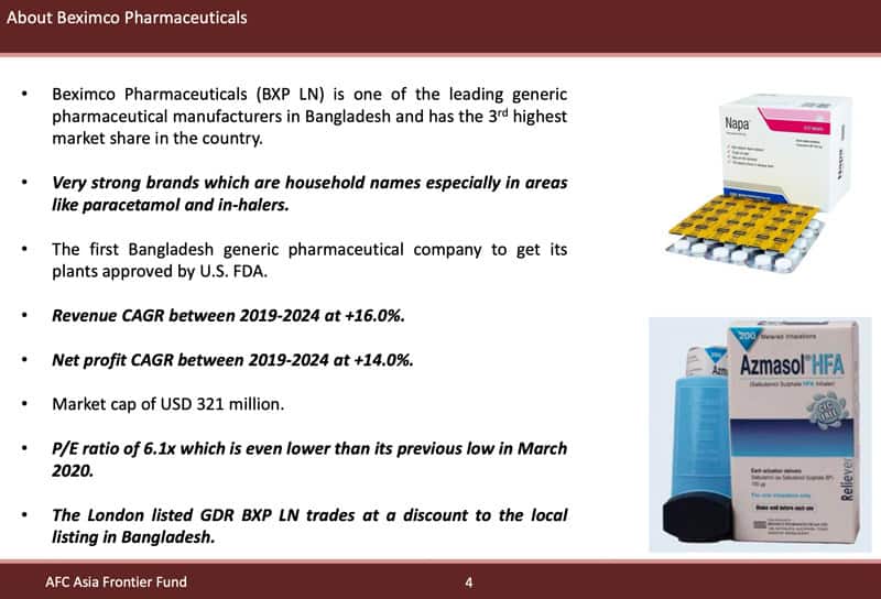 About Beximco Pharmaceuticals