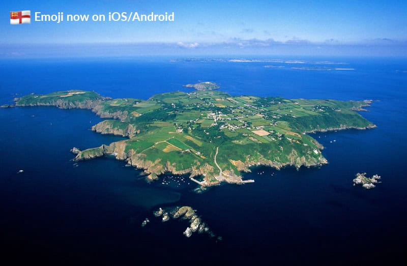 Sark from the air