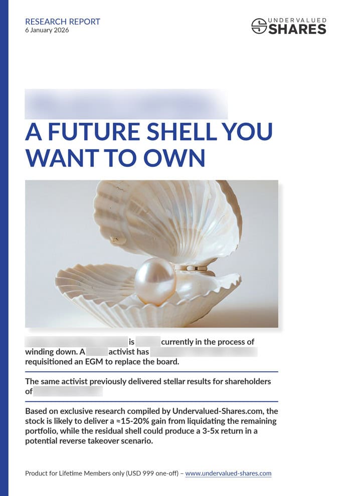 Capital return and reverse-merger candidate