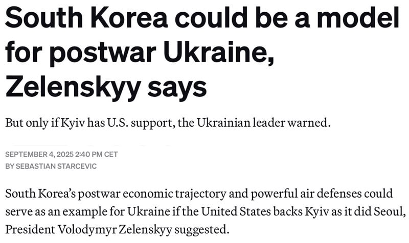 South Korea as model for post-war Ukraine