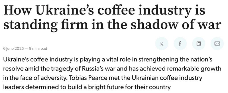 Ukraine's coffee industry