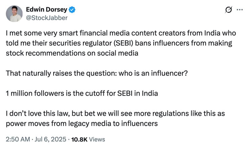 Edwin Dorsey tweet