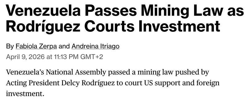 Venezuela passes mining law