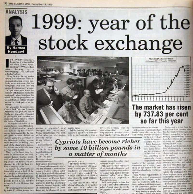 Cyprus stock market boom